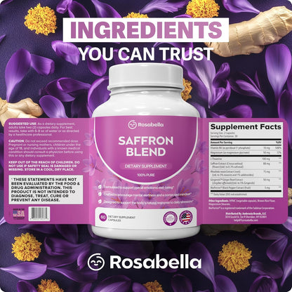 Rosabella Saffron Extract 60 Capsules